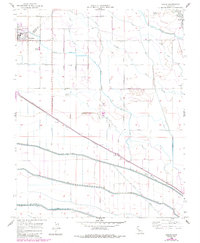 Oxalis 1956 topographic map preview