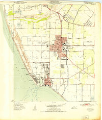 Oxnard 1951 topographic map preview