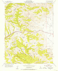 Pacheco Pass 1955 topographic map thumbnail
