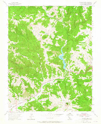 Pacheco Peak 1955 topographic map thumbnail