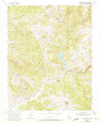 Pacheco Peak 1955 topographic map thumbnail