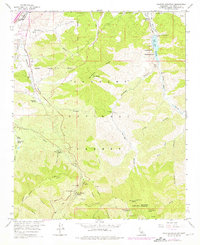 Pacifico Mountain 1959 topographic map thumbnail