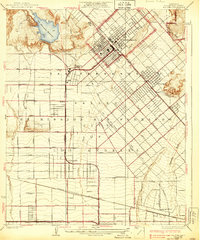 Pacoima 1927 topographic map preview