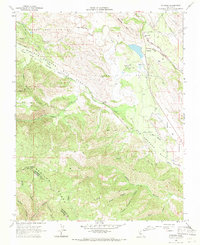 Paicines 1968 topographic map thumbnail