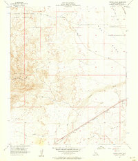 Painted Gorge 1957 topographic map thumbnail