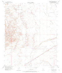 Painted Gorge 1957 topographic map thumbnail
