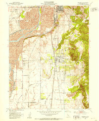 Palermo 1952 topographic map preview