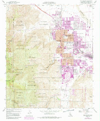Palm Springs 1957 topographic map thumbnail
