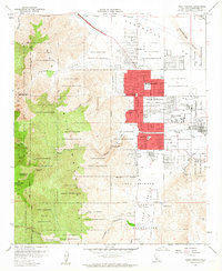 Palm Springs 1957 topographic map thumbnail