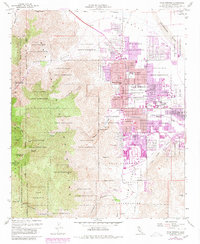 Palm Springs 1957 topographic map thumbnail