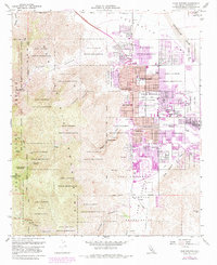 Palm Springs 1957 topographic map thumbnail