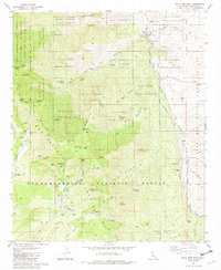 Palm View Peak 1981 topographic map thumbnail