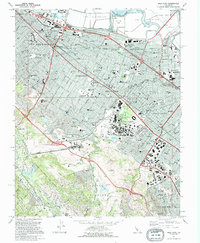 Palo Alto 1991 topographic map thumbnail