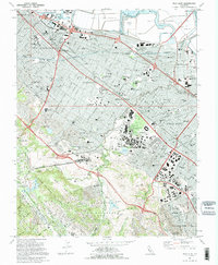 Palo Alto 1991 topographic map thumbnail