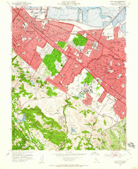 Palo Alto 1953 topographic map thumbnail