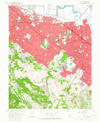 Palo Alto 1961 topographic map thumbnail