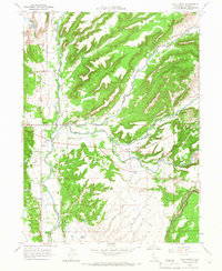Palo Cedro 1965 topographic map thumbnail