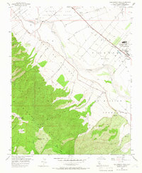 Palo Escrito Peak 1956 topographic map thumbnail