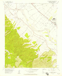 Palo Escrito Peak 1956 topographic map thumbnail