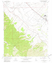 Palo Escrito Peak 1956 topographic map thumbnail