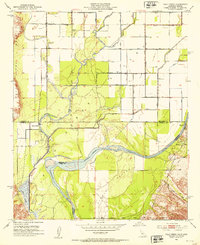 Palo Verde 1952 topographic map thumbnail