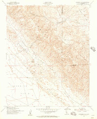 Panorama Hills 1954 topographic map thumbnail