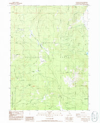 Panther Rock 1986 topographic map thumbnail