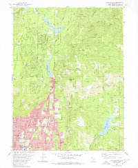 Paradise East 1980 topographic map thumbnail