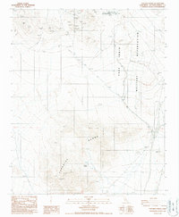 Paradise Range 1986 topographic map thumbnail
