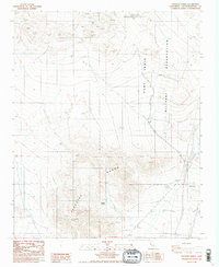 Paradise Range 1986 topographic map thumbnail