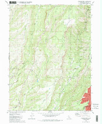 Paradise West 1980 topographic map thumbnail