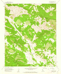 Parkfield 1961 topographic map thumbnail