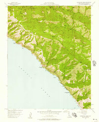 Partington Ridge 1956 topographic map thumbnail