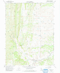 Paskenta 1967 topographic map thumbnail