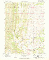 Paskenta 1967 topographic map thumbnail