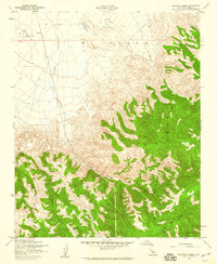 Pastoria Creek 1958 topographic map thumbnail