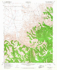Pastoria Creek 1958 topographic map thumbnail