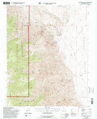 Pat Keyes Canyon 1994 topographic map thumbnail