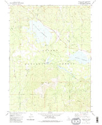 Pegleg Mountain 1980 topographic map thumbnail