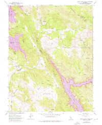 Penon Blanco Peak 1962 topographic map thumbnail
