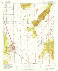Perris 1953 topographic map thumbnail