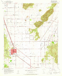 Perris 1953 topographic map thumbnail