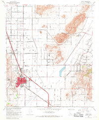 Perris 1967 topographic map thumbnail