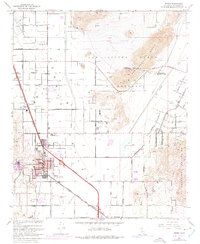 Perris 1967 topographic map thumbnail