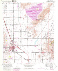 Perris 1967 topographic map thumbnail
