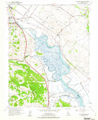Petaluma River 1954 topographic map thumbnail
