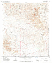 Picacho Peak 1965 topographic map thumbnail