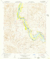 Picacho SW 1954 topographic map thumbnail