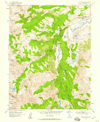 Pickel Meadow 1954 topographic map thumbnail
