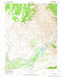 Piedra 1965 topographic map thumbnail